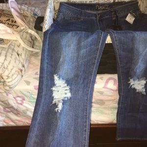 Rue 21 Vintage Style Rip Jeans